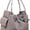 Grey, variant on Women Tote Bags Purses PU Leather Handbags with Drawstring Bucket Style and Star Charm - Perfect for Casual Outings