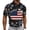 Black A2, variant on 4th of July Golf Shirts for Men Big and Tall American Flag ​Graphic Tees Going Out Collared Short Sleeve Patriotic Tops