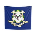 thumbnail image 3 of Connecticut State Flag Wall Hanging Tapestry, 3 of 3