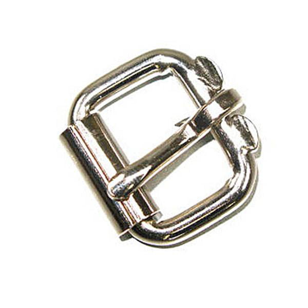 3/4" Locking Tongue Roller Buckle Nickel Plated 