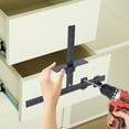 thumbnail image 5 of Miumaeov Adjustable Template Tools Punch Locator Handle Drill Guide Cabinet Hardware Jig, 5 of 13