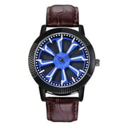 HOARBOEG Watch for Men Father's Day Gift Waterproof Fashion Men'S Watch Creative Rolling Dial Watch