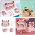 thumbnail image 4 of 6 Pcs 1 Set Children Dining Set Kids Dinning Plate Practical Bowl Simple Cup, 4 of 8