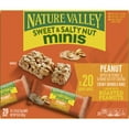 thumbnail image 2 of Nature Valley Mini Granola Bars, Sweet and Salty Nut, Peanut, 20 Bars, 15 OZ, 2 of 9