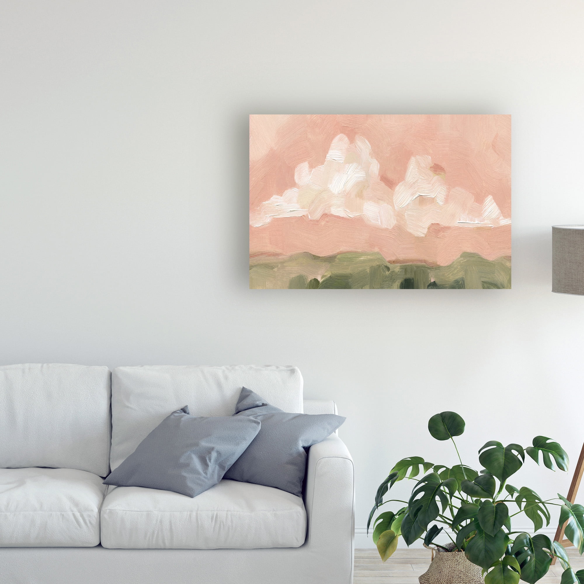 Trademark Fine Art 'Pink Haze Sunset I' Canvas Art by Emma Scarvey