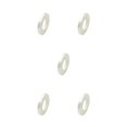 thumbnail image 1 of Monstrate Cintas con purpurina Envoltura de regalo de doble cara Piezas de artesanía Recorte Suministros para manualidades Accesorio de boda blanco 5Conjunto, 1 of 6