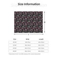 thumbnail image 5 of Fuzoiu Daisies Flowers Print Flannel Blanket,Throw Blanket,Flannel Home Decor,Fleece Bed Blankets,Cozy Soft Blanket for Bed, Sofa, Camping, and Travel-50"x40", 5 of 6