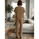 thumbnail image 3 of Conjunto 2 Piezas Casual Chic para Mujer Unitalla, Blusa de Manga Corta y Pantalón Cómodo, Estilo Elegante y Sofisticado para Mujer, 3 of 5