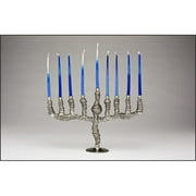 Judaica Kingdom PM-JUD004 Metal Menorahs - Menorah Spiral