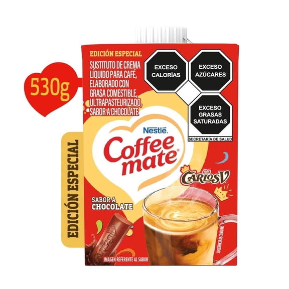Cremador para café Coffee Mate líquido Carlos V 530 g