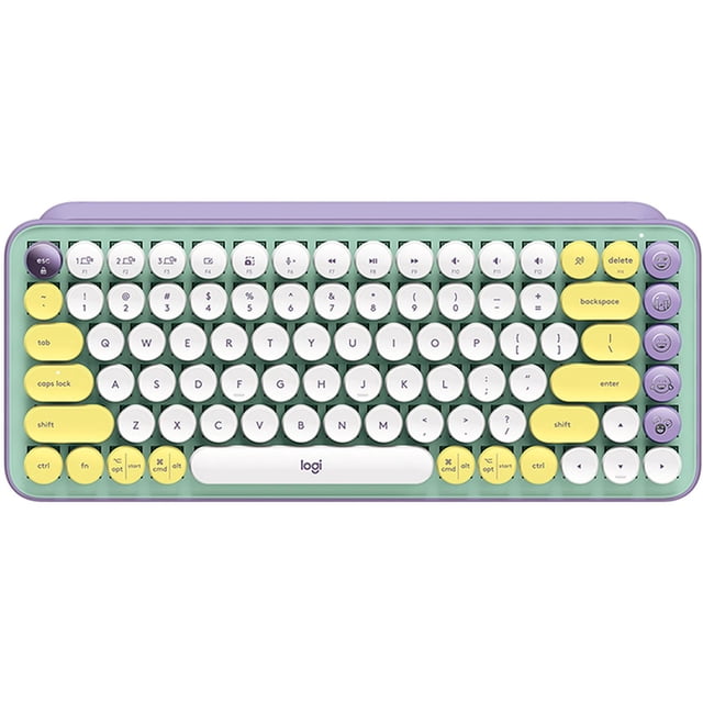 Teclado Bluetooth LOGITECH Pop Keys Fresh Vibes Mecanico USB Logitech POP Keys Fresh Vibes