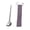 Gray-B, variant on Nnndbs Titanium Long Handle Spoon Ultralight Portable Camping Spork with Carry Sack for Backpacking Hiking Outdoor Picnic, Silver