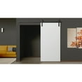 thumbnail image 2 of Prefinished Aurora White Flush Wood Barn Door 80'' Height by Villar Home Designs 18'' X 80'', 2 of 5