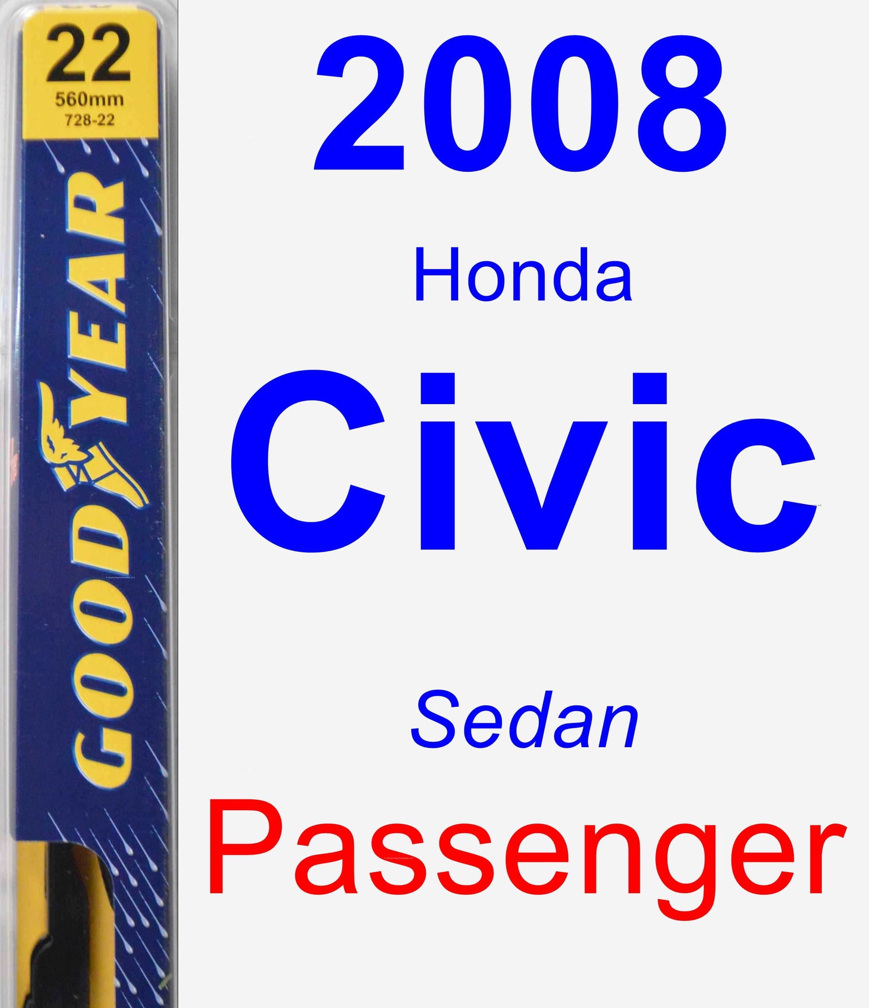 2008 honda civic wiper on sale blades