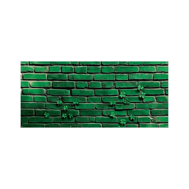 zhangmingg Festive Garage Banner for Home with Irish Themed Patterns