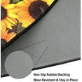 thumbnail image 2 of Fall Sunflower Farmhouse 2 Piece Kitchen Mat Set, Non-Slip Anti-Fatigue Wooden Grain Standing Mats, Retro Thanksgiving Comfort Throw Rug for Kitchen Laundry Office, 17"x29"+17"x47", 2 of 6