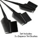 thumbnail image 2 of Brochas para teñir el cabello Salon Supply Co Emperor 3 Angled Tint Black, 2 of 4