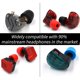 thumbnail image 3 of 3 pares de almohadillas de espuma viscoelástica para auriculares con aislamiento de ruido para accesorios de auriculares rojo jinwen Puntas de auriculares de repuesto, 3 of 7