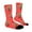 Hot Pink, variant on Playful Ice Themed Kids Socks for Ages 7-12, Soft Crew Socks with Cute Print, Durable for Daily Wear and Fun Outfits