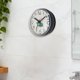thumbnail image 5 of Reloj de ducha de baño redondo, decoración, fácil lectura, resistente al agua, para cocina. gris, 5 of 8