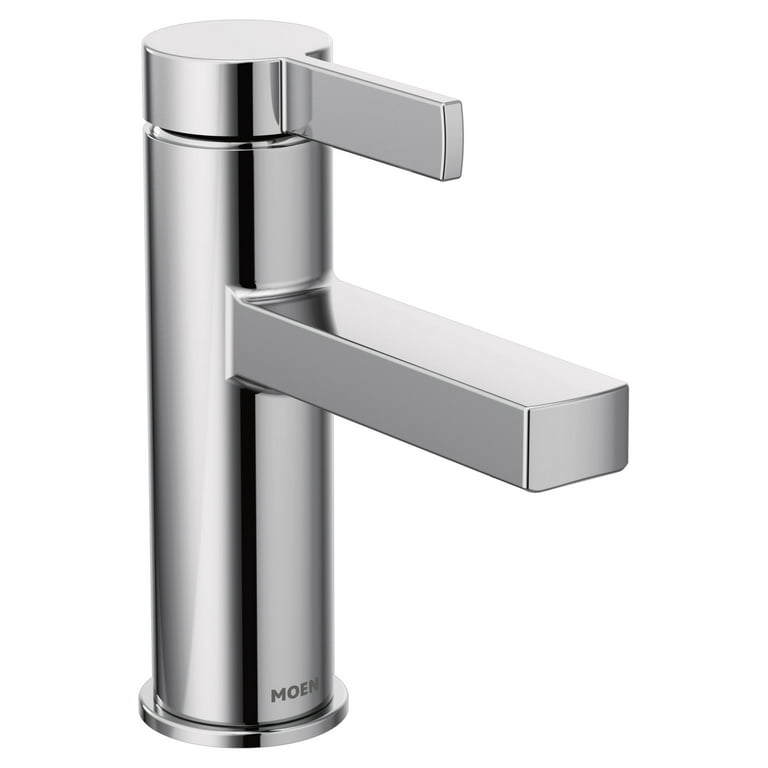 Moen 84774 Beric 1 2 Gpm Single Hole Bathroom Faucet Chrome Com - Installing Moen 3 Hole Bathroom Faucet