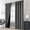 Grey, variant on Yakamok 100% Blackout Curtains, Black Curtains for Bedroom 84 Inch Length with Black Backing Solid Grommet Panels for Living Room 2 Panels, 52Wx84L