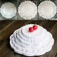 thumbnail image 5 of 4 Inch White Lace Paper Doilies - 150 Pcs Round Cake Decorations for Weddings, Parties, Dessert Displays - Elegant Table Placemats for Baking & Crafts Clearance, 5 of 6