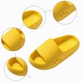 thumbnail image 6 of TOWED22 Kids Cloud Slides Boys Girls Pillow Slippers Shower Slip on Slide Sandals(Yellow,8), 6 of 6