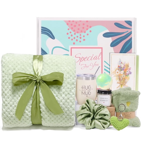 Self Care Gift for Women Get Well Soon Gifts Basket After Surgery Recovery，Birthday Gifts for Women Care Package，Thinking of You Inspirational Christmas Gifts for Mom Her Friend Sister Wife。