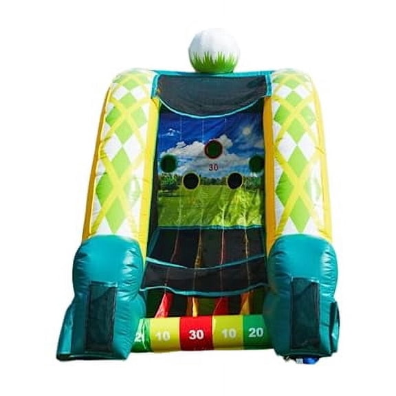 JumpOrange Inflatable Golf Game (with Blower), Commercial Grade, Outdoor Indoor
