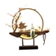 thumbnail image 4 of Quemador de incienso circular con reflujo, decoración de cascada, estatua de estilo tradicional chino Estilo D, 4 of 9