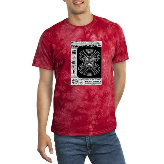 Neozone Techno Style Tie Dye Crystal Men -Image by Shutterstock, Male XX-Large