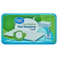 Great Value Wet Mopping Cloth Refills, 38 Count