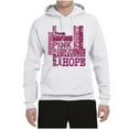 thumbnail image 2 of Wild Bobby Breast Cancer Awareness Words of Encouragement Distressed Breast Cancer Awareness Unisex Hoodie Sweatshirt, White, 3X-Large, 2 of 6