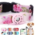 thumbnail image 1 of Collar De Gato -L-Rosa Impresión Digital Airtag Collar De Gato Soporte De Etiqueta De Aire Hebilla De Seguridad,Collar De Gato Personalizado, 1 of 5