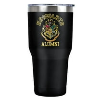 Harry Potter Hogwarts Alumni Stainless Steel Tumbler 30 oz Coffee Travel Cup, Vacuum Insulated & Double Wall with Leakproof Sliding Lid