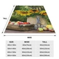thumbnail image 5 of Bingfone Vintage Wooden Bucket Print Flannel Fleece Blanket Throw Blanket For Bed,Sofa,Couch,Travel,Camping(50"X40"), 5 of 9