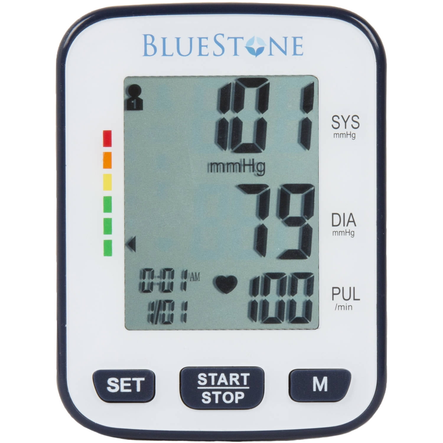 Bluestone Automatic Wrist Blood Pressure Monitor, Carrying Case