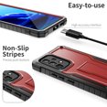 thumbnail image 6 of ExoGuard For Samsung Galaxy A53 Case, Phone Case with Screen Protector and Kickstand (Red), 6 of 8
