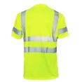 thumbnail image 4 of Hi Vis T Shirt ANSI Class 3 Reflective Safety Lime Short Sleeve HIGH Visibility (L), 4 of 4