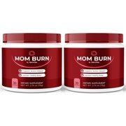 (2 Pack) Mom Burn – Natural Daily Powder Formula Designed to Align with Fitness Goals, Support an Active Lifestyle & Body Balance (60 Servings)