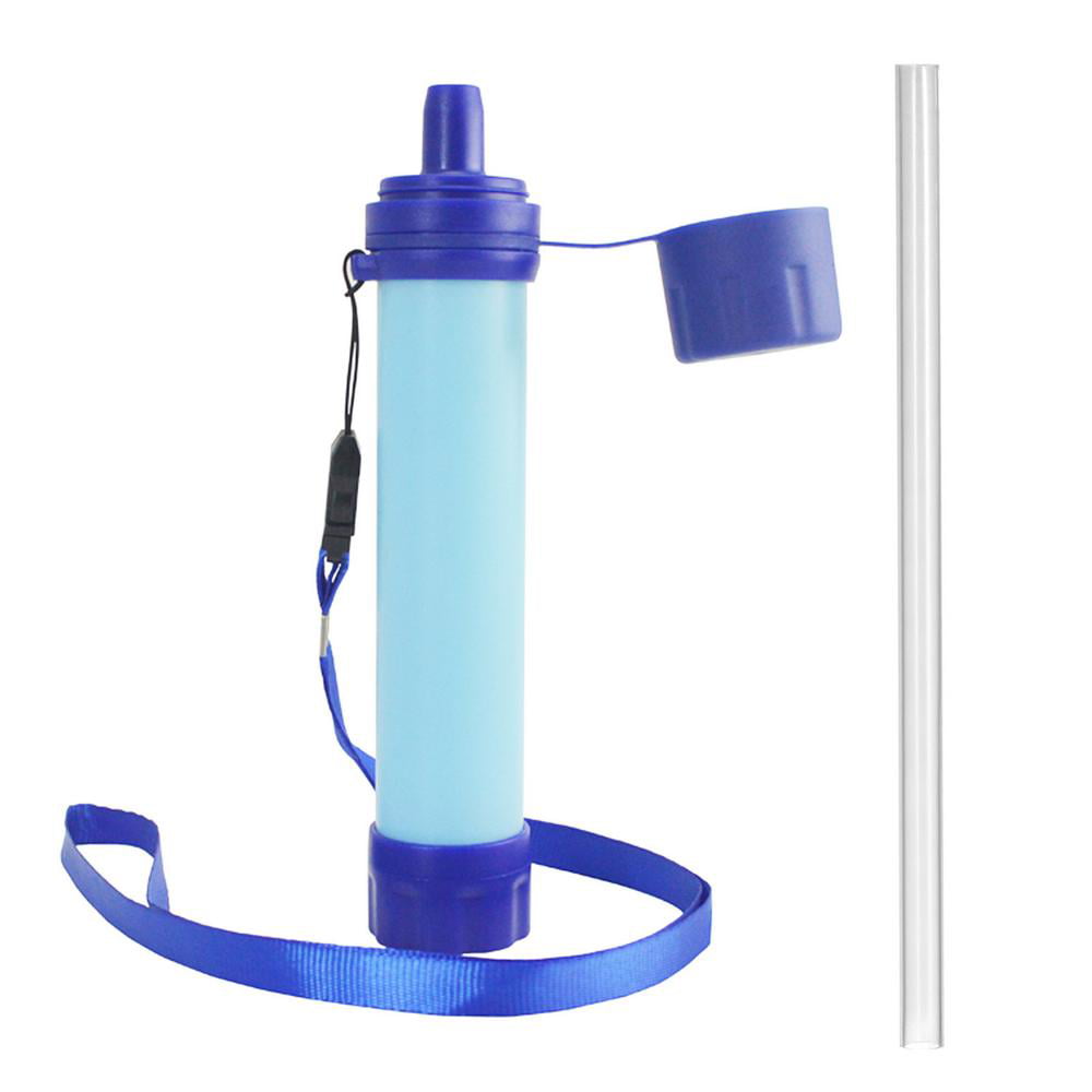 5 in 1 Survival Gravity Water Filter Straw Set 3500 Litres Camping Emergency 