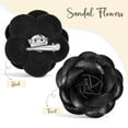 thumbnail image 3 of Beaupretty 2 Pcs Floral Shoe Clips For Women Elegant Decoration Satin Flower Shoe Accessories For Formal Events, 3 of 6