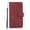 Winered, variant on Nalacover Retro Wallet Case for iPhone 14 Pro, Premium PU Leather Shockproof Case with Card Slots Holder Kickstand Magnetic Clasp Phone Cover Vintage Design Wrist Strap Flip Folio Case,Brown