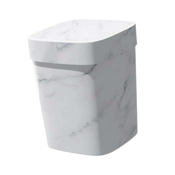 Cubo de basura Contenedor de basura Organizador de basura Cubo de basura de interior Papelera blanco