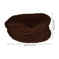 thumbnail image 2 of Houderco Bufanda Gruesa De Tejida Para Color Café Para Y Mujer Cómoda Y Cálida, 2 of 4