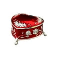thumbnail image 2 of Decorative Storage Box Jewelry Organizer for Valentines Wedding Anniversary Red, 2 of 8