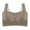 Womens Bras Coffee, variant on Sports Bras for Women Plus Size M-6X Wirefree Push Up Bralettes Stretchy Pullover Solid Color Breathable Support Lifting Athletic Underwear Bra