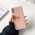 thumbnail image 1 of Straight edge fine hole liquid apple label case for IPhone 11 12 13 Pro Max X Xs Xr 7 8 Plus SE 2020, 1 of 4