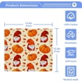 thumbnail image 5 of SKYSONIC Autumn Gnome Washcloths Set of 6, Highly Absorbent Soft Cotton Fingertip Towels for Bathroom, Kitchen, Gym, Spa, Home Decor, 12 x 12 Inch, 5 of 7